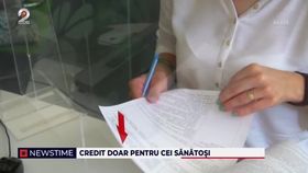 VIDEO Băncile impun analize de sănătate pentru credite. Doar cei sănătoși tun primesc finanțare